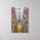 Sagrada Familia architecture, Barcelona キャンバスプリント (正面)