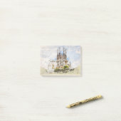 Sagrada Familia Barcelona ポストイット (デスク上)