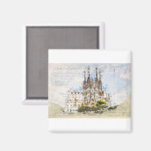 Sagrada Familia Barcelona マグネット (正面/裏面)