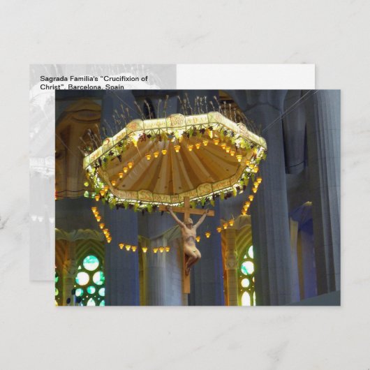 Sagrada Familia Crucifix,バルセロナ,スペイン – ポストカード (正面/裏面)