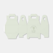 Saguaroサボテン手描き緑の赤ちゃんシャワーFa フェイバーボックス (折り畳みなし)