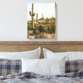 Saguaro Cactus（米国アリゾナ州） キャンバスプリント (インサイチュ (寝室))