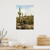 Saguaro Cactus（米国アリゾナ州） ポスター (キッチン)