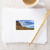 Saguaro Cactus Arizona Blue Skyドラマチックな雲ラ ラベル (インサイチュ)