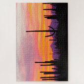 Saguaro Cactus Forest at Sunset ジグソーパズル (縦)