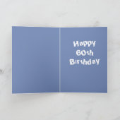 Saguaro Cactus Humorous Birthday Looking Sharp カード (内部)