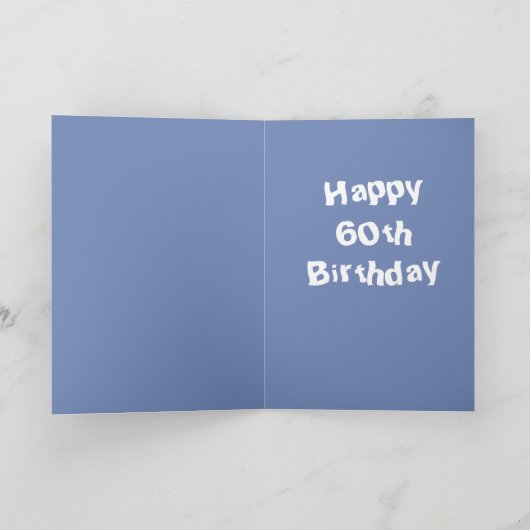 Saguaro Cactus Humorous Birthday Looking Sharp カード (内部)