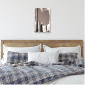 Saguaro Cactus Pipes Desert B&Wフォトアートプリント キャンバスプリント (インサイチュ (寝室))