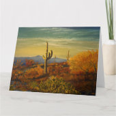 Saguaro in the Arizona Desert, by Gary Poling カード (正面)