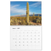 Saguaro National Park Landscape カレンダー (3月 2027)