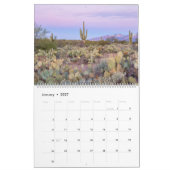 Saguaro National Park Landscape カレンダー (1月 2027)