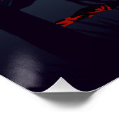 Saguaro National Park Sunset Nature Landscape Trav ポスター (コーナー)