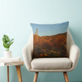 Saguaro Sunset I Arizona Desert Landscape クッション (椅子)