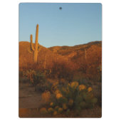 Saguaro Sunset I Arizona Desert Landscape クリップボード (裏面)