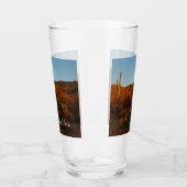 Saguaro Sunset I Arizona Desert Landscape タンブラーグラス (左)