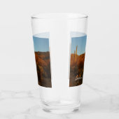 Saguaro Sunset I Arizona Desert Landscape タンブラーグラス (右)