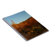Saguaro Sunset I Arizona Desert Landscape ノートブック (右側)