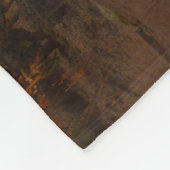 Saguaro Sunset I Arizona Desert Landscape フリースブランケット (角)