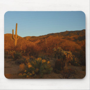 Saguaro Sunset I Arizona Desert Landscape マウスパッド