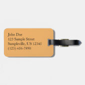 Saguaro Sunset I Arizona Desert Landscape ラゲッジタグ (裏面横)