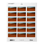 Saguaro Sunset I Arizona Desert Landscape ラベル (フルシート)