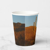 Saguaro Sunset I Arizona Desert Landscape 紙コップ (右)
