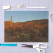 Saguaro Sunset I Arizona Desert Landscape 薄葉紙 (クラフト)