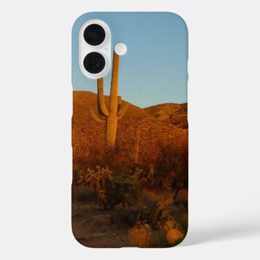 Saguaro Sunset I Arizona Desert Landscape Case-Mate iPhoneケース (裏面)