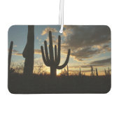Saguaro Sunset IIアリゾナ砂漠の風景 カーエアーフレッシュナー (裏面)