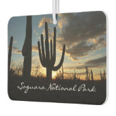 Saguaro Sunset IIアリゾナ砂漠の風景 カーエアーフレッシュナー (左)