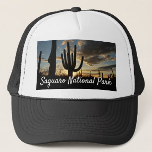 Saguaro Sunset IIアリゾナ砂漠の風景 キャップ