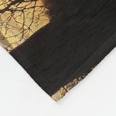 Saguaro Sunset IIアリゾナ砂漠の風景 フリースブランケット (角)