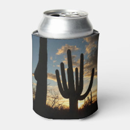 Saguaro Sunset IIアリゾナ砂漠の風景 缶クーラー