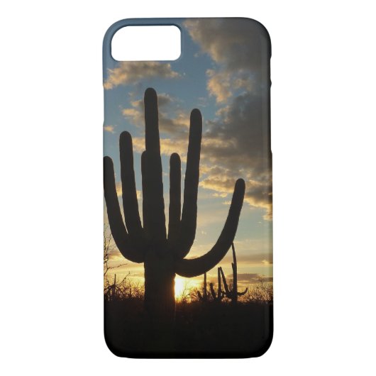 Saguaro Sunset IIアリゾナ砂漠の風景 Case-Mate iPhoneケース (裏面)