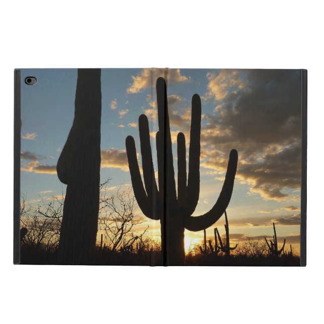 Saguaro Sunset IIアリゾナ砂漠の風景 Powis iPad Air 2 ケース (外側)