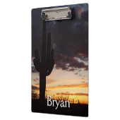 Saguaro Sunset IIIアリゾナ砂漠の風景 クリップボード (左)