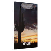 Saguaro Sunset IIIアリゾナ砂漠の風景 クリップボード (右)