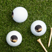 Saguaro Sunset IIIアリゾナ砂漠の風景 ゴルフボール (インサイチュ 芝生)