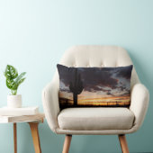 Saguaro Sunset IIIアリゾナ砂漠の風景 ランバークッション (椅子)