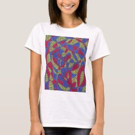 Sahar | カラフルな抽象的ハンドドローントシャツ tシャツ