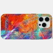 Sahar -名前をカスタムする、色数々の付き質感 Case-Mate iPhoneケース (裏面 (横))