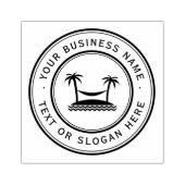 SAHARAカスタムビジネスロゴ大 ラバースタンプ (インプリント)