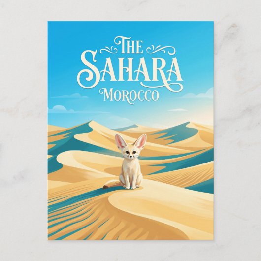Sahara Desert Morocco ポストカード (正面)