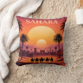 Sahara Desert Sunset Pillow クッション (ブランケット)