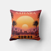 Sahara Desert Sunset Pillow クッション (裏面)