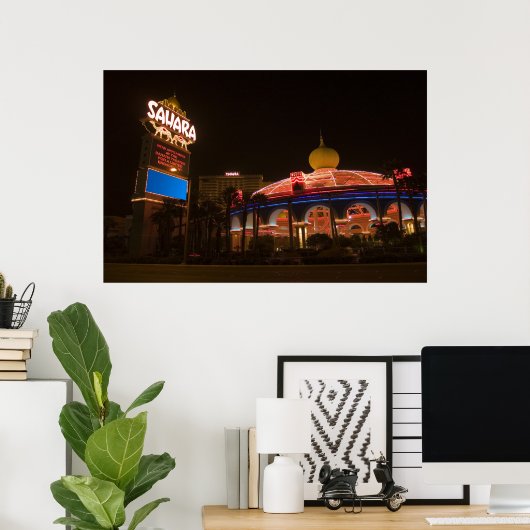 Sahara Las Vegas Poster ポスター (ホームオフィス)
