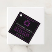 Sahasrara Crown Chakra Candle Label フェイバータグ (インサイチュ)