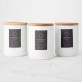 Sahasrara Crown Chakra Candle Label フードラベル (ボトル)