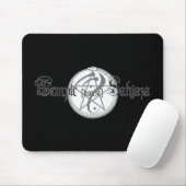 Sahjazaのロゴの黒のmousepad マウスパッド (マウス)