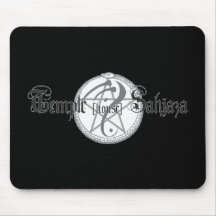Sahjazaのロゴの黒のmousepad